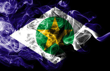 Mato Grosso smoke flag, states of Brazil