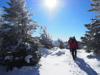 mt. north yatsugatake, japan in winter