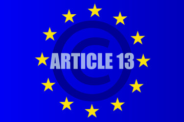 Artículo 13 europeo para internet.