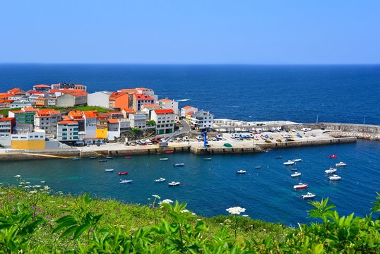 Beautiful coastal village of Caion, A Coru&ntilde;a, Galicia, Northern Spain