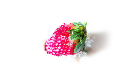 strawberry with cream