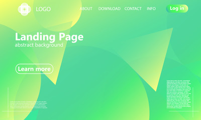 Obraz premium Website landing page. Geometric background.