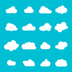 Cloud icon. Sky clouds set. Cloud set. vector