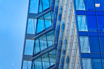 Scenic Toronto financial district skyline in city downtown