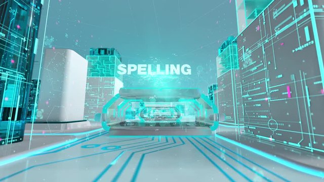 Dyslexia with medical digital technology concept