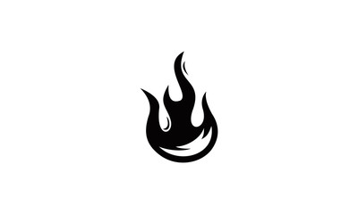 icon black fire
