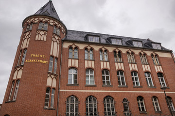 Fototapeta na wymiar campus Charité Mitte hospital berlin germany