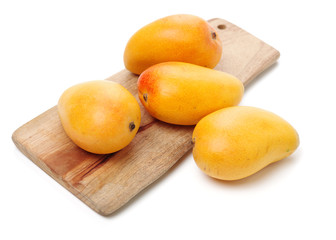 Mango on white background