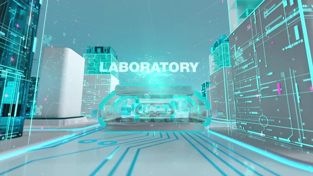 Forensic Medicine with medical digital technology concept