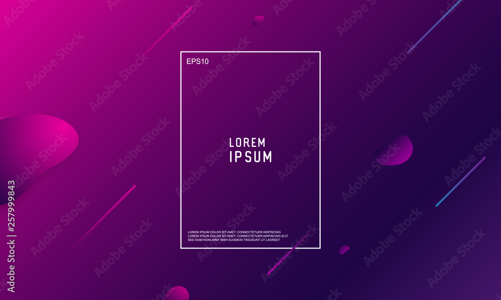 Poster abstract minimal geometric background. modern vector design illustration. trendy gradient shapes com