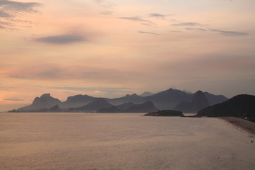 Fototapeta na wymiar Rio de Janeiro panoramic view from Piratininga