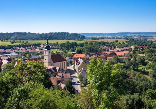 Schillingsfurst Castle, Middle Franconia, Franconia, Bavaria, Germany, Europe