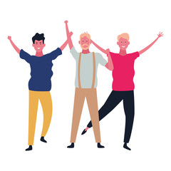 Fototapeta premium People dancing and having fun