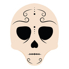 Cute skull mask