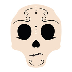 Cute skull mask