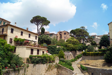 Fototapeta na wymiar Toscany beautiful lovely landscape city architecture italy