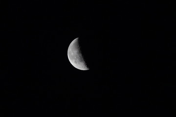 Zunehmender Mond, Mondphasen 12.02.2019