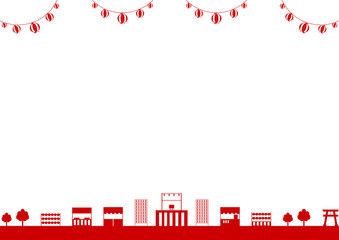 祭り　イラスト