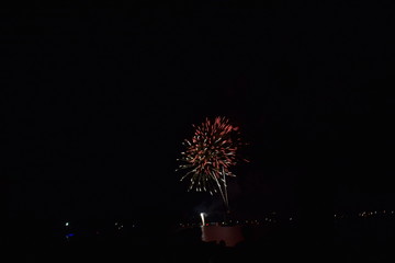 fireworks in the sky