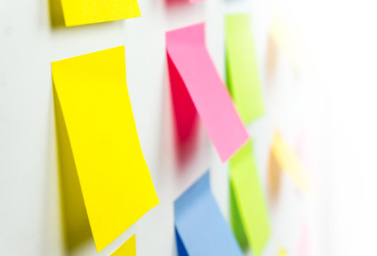 Colorful Sticky Post It Notes