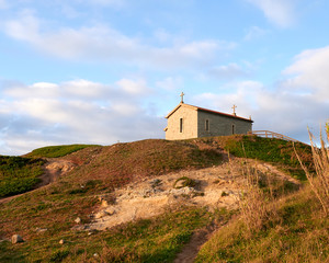 Fototapeta premium Fotografias na praia de castro de São Paio