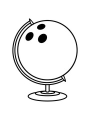 bowling globus sport spielen kugel bowlingkugel team crew spaß hobby planet erde weltkugel welt spaß design clipart cool