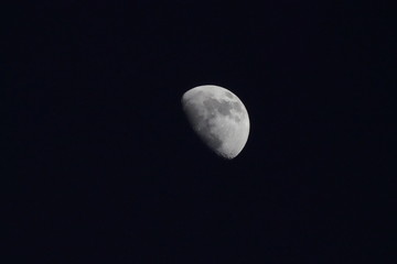 Zunehmender Mond, Mondphasen 12.02.2019