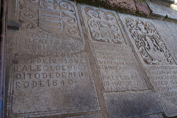 Old Text On Stone - Stone art