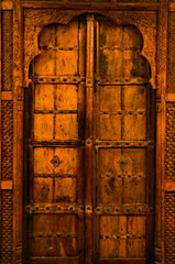 old wooden door