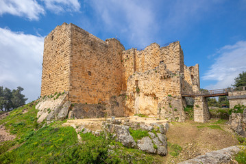 Fototapeta na wymiar Ajloun Castle (Qa'lat ar-Rabad) in northern jordan
