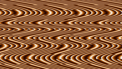 lines of dark brown and light brown colors forming abstract waves