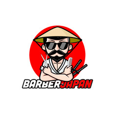 Japan Barber Shop Character designs