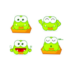 Cute Monster Character mascot