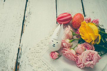 Easter background/toned photo