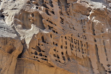 Canyon Chahkooh on the island of Qeshm. Persian Gulf, Iran.