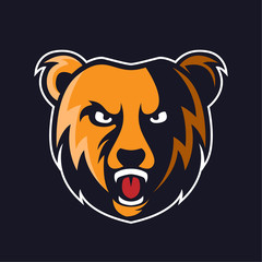 Bear logo mascot vector can be downloaded in vector format for unlimited image size and to easily change colors 