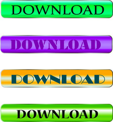 set of colorful buttons