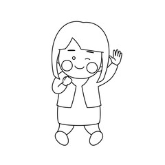 女性スカートジャンプ