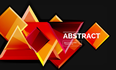 Shiny style geometric background