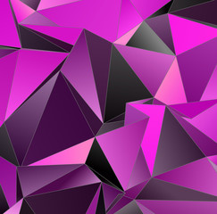 Abstract Low-Poly triangular modern background