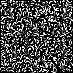 Floral seamless pattern background. Vector Illustration