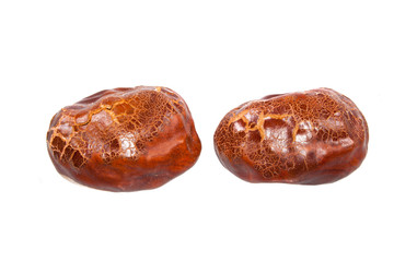 chestnut isolated on white background