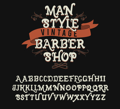 Barber Shop Font Download - Fonts4Free
