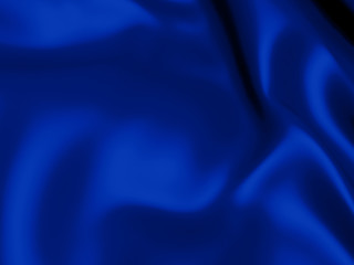 Obraz premium Beautiful Black Satin for Drapery Abstract Background. Dark Silk Fabric.