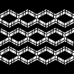 Ethnic boho seamless pattern. Patchwork texture. Weaving. Traditional ornament. Tribal pattern. Folk motif. Can be used for wallpaper, textile, invitation card, wrapping, web page background.