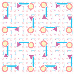 seamless pattern with symbols
