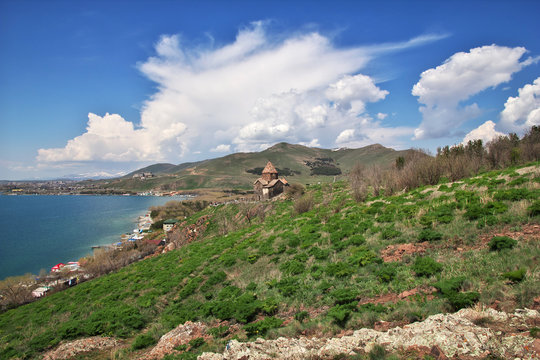 sevan lake Sevanavank monastery,  Armenia, Caucasus
