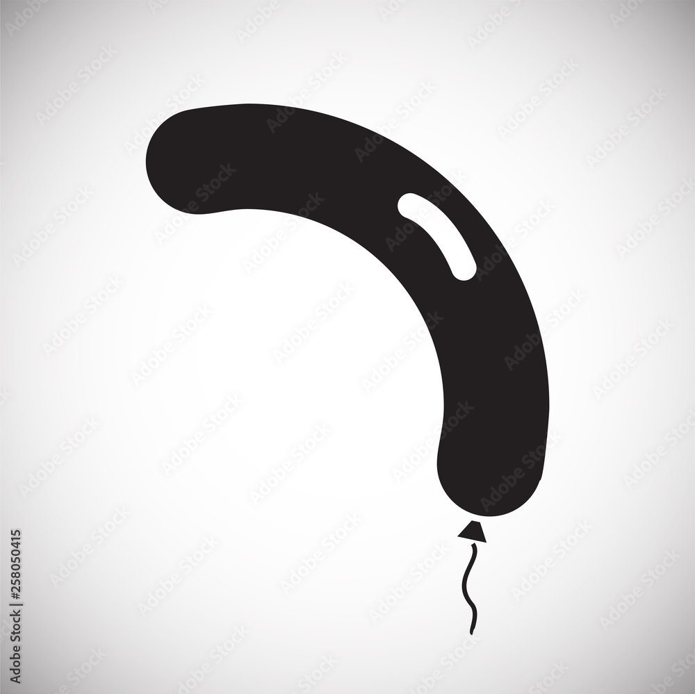 Poster ballon icon on background for graphic and web design. simple vector sign. internet concept symbol fo