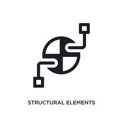 structural elements isolated icon. simple element illustration from technology concept icons. structural elements editable logo sign symbol design on white background. can be use for web and mobile