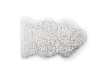 Soft carpet on white background